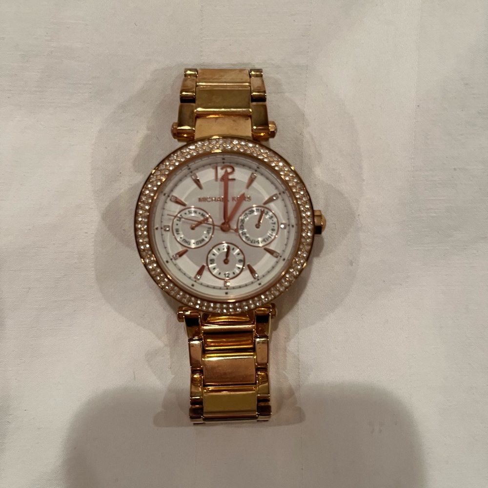 Micheal Kors Rose Gold Watch